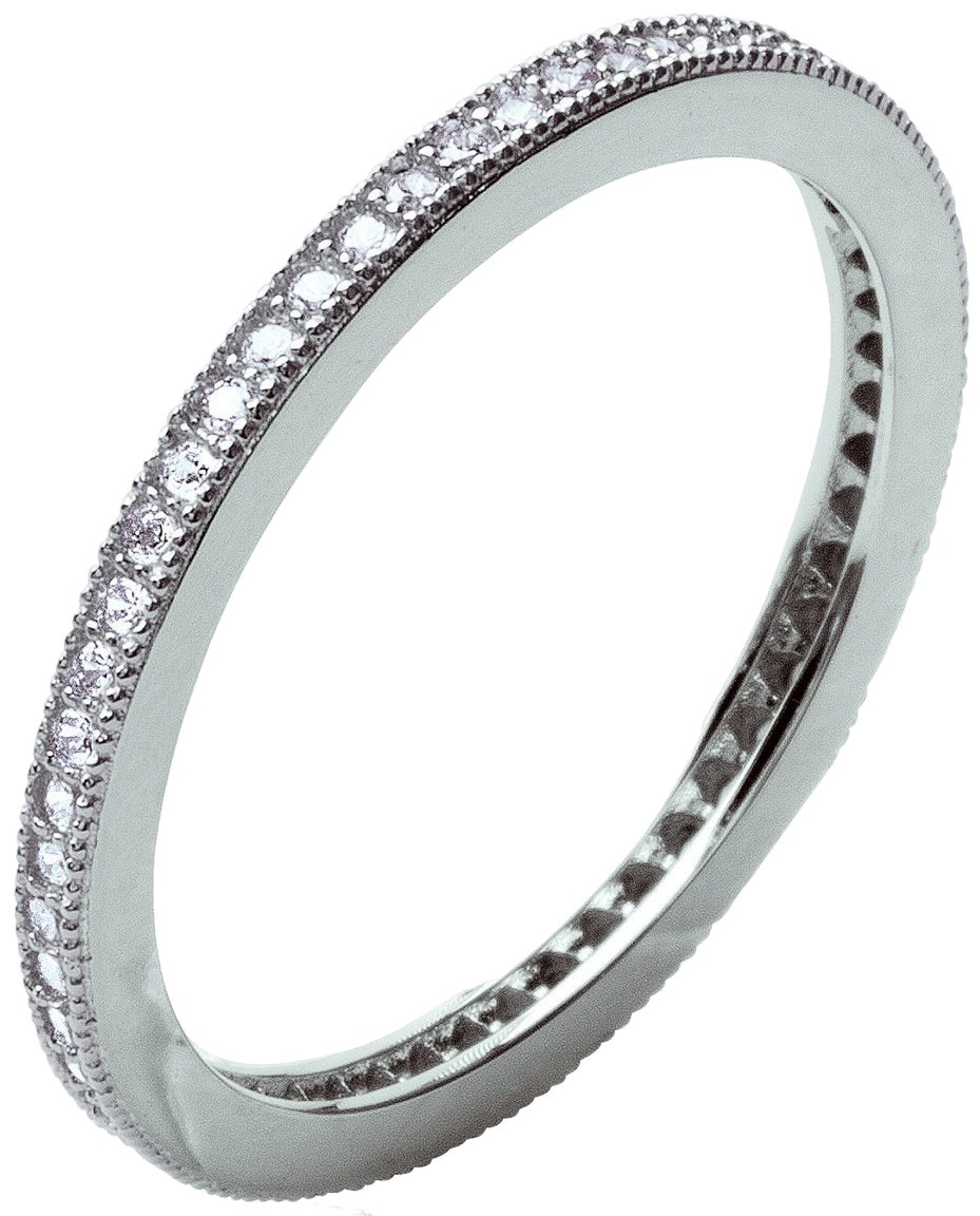 Lykken Casuals siro allianssisormus hopea 1,7 mm