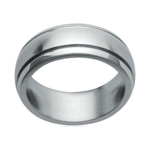 Lykka uritettu sileä terässormus 7mm