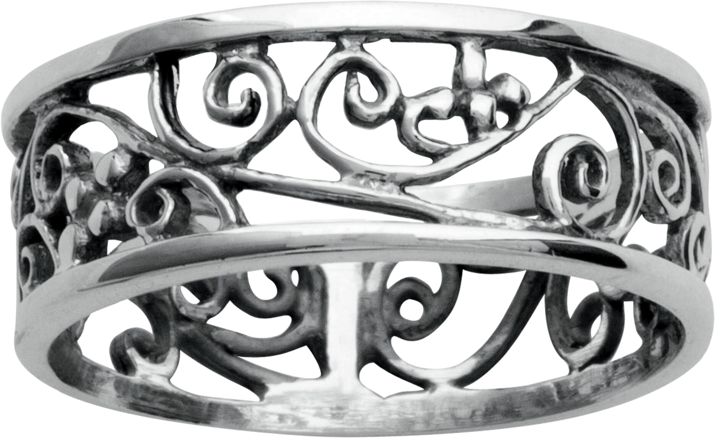 Lykken filigraanihopeasormus 6,5 mm