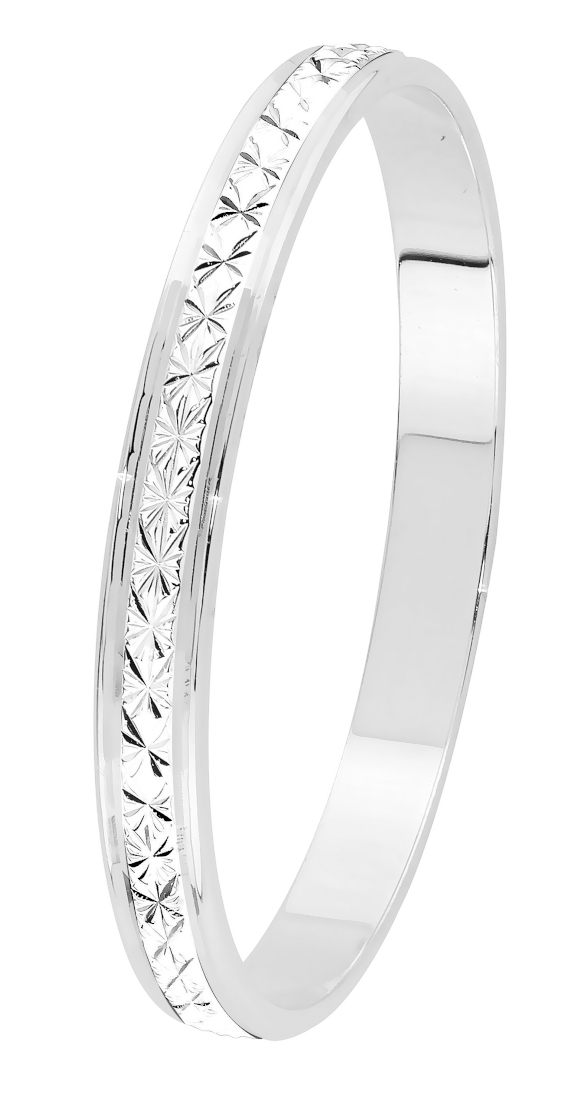 Lykken Exclusive valkokultainen kihlasormus timanttileikattu 2,6 mm