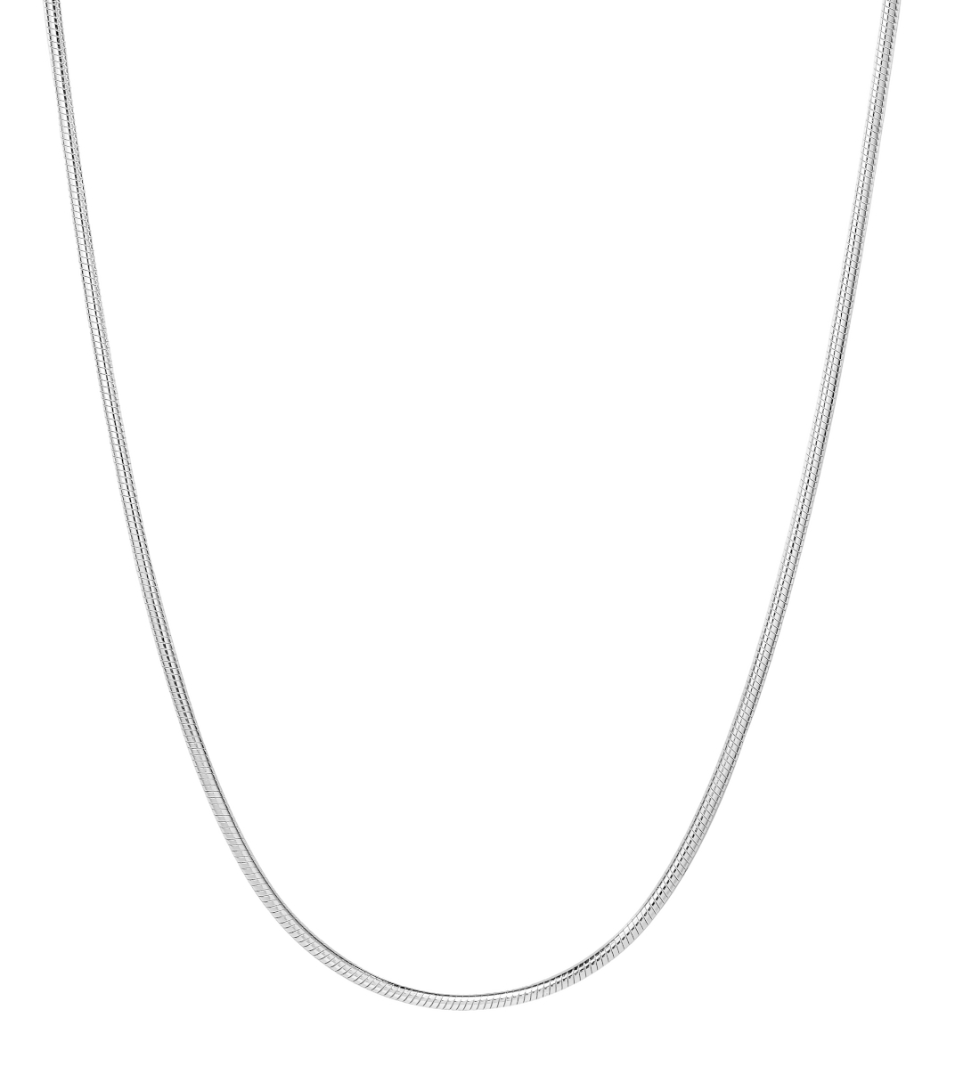 Lykken Basics hopeinen käärmeketju 1 mm