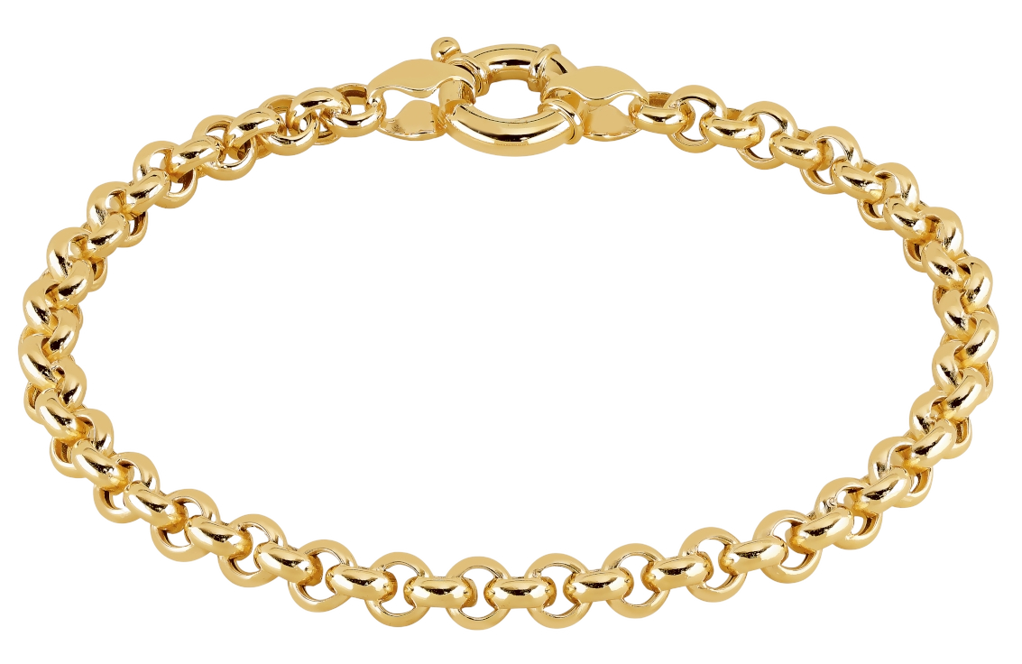Lykken Basics kultainen papuketju 5,3 mm