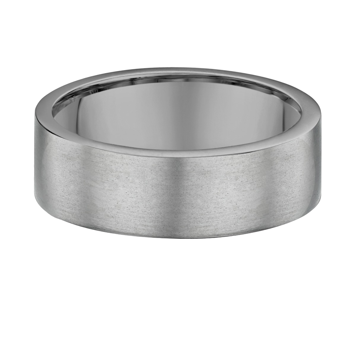 Lykken Strong titaanisormus sileä flakka 7 mm