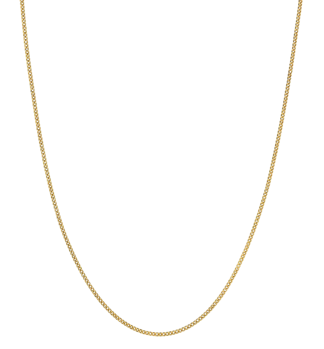 Lykken Basics 9-karaatin 1,1 mm panssari kultakaulaketju