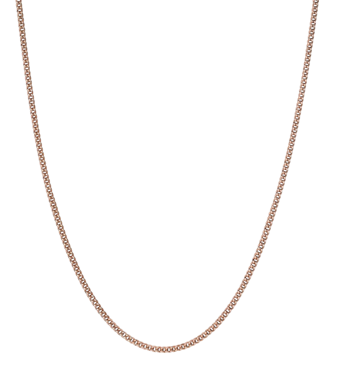 Lykken Basics 9-karaatin 1,4 mm panssari ruusukultakaulaketju