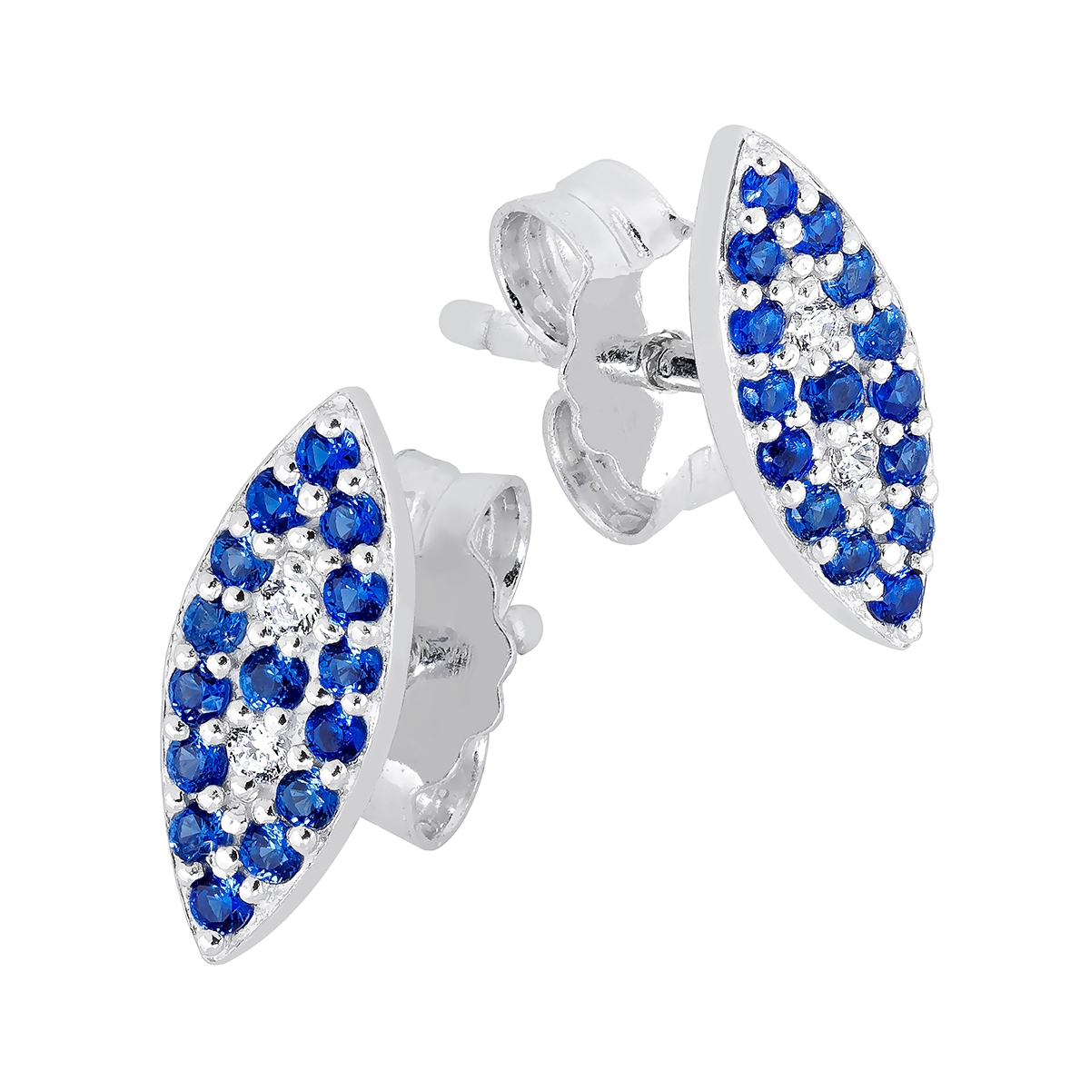 Lykken Symbols Hamsa Eye hopeakorvakorut