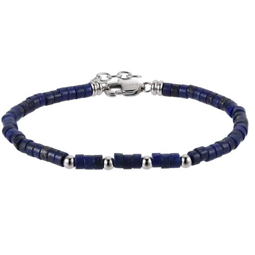 Lykka Strong jasperrannekoru sininen 20+2cm