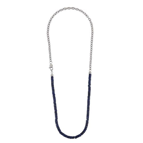 Lykka Strong jasperkaulakoru sininen 50 cm