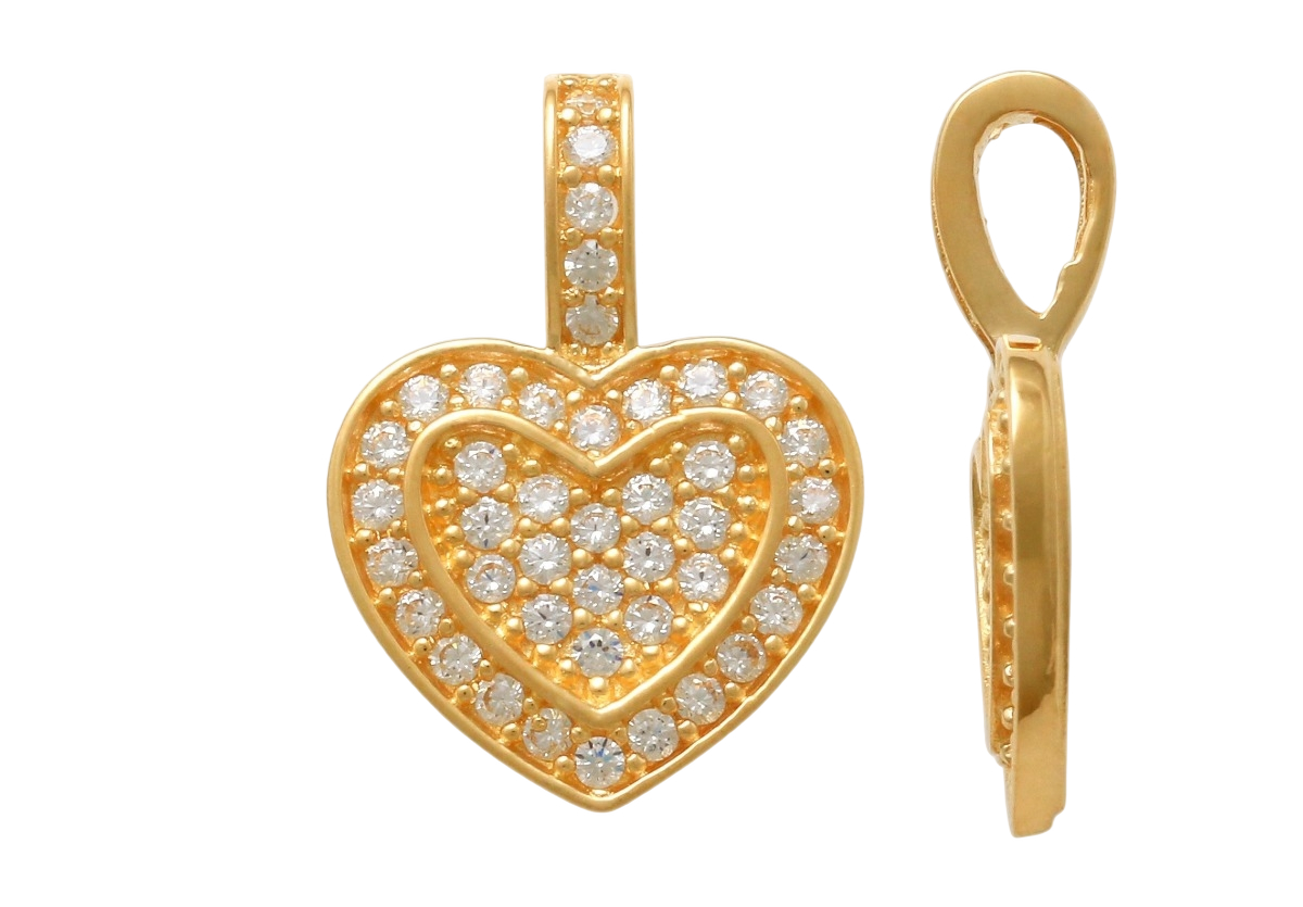 Lykken Hearts pave sydänkultariipus
