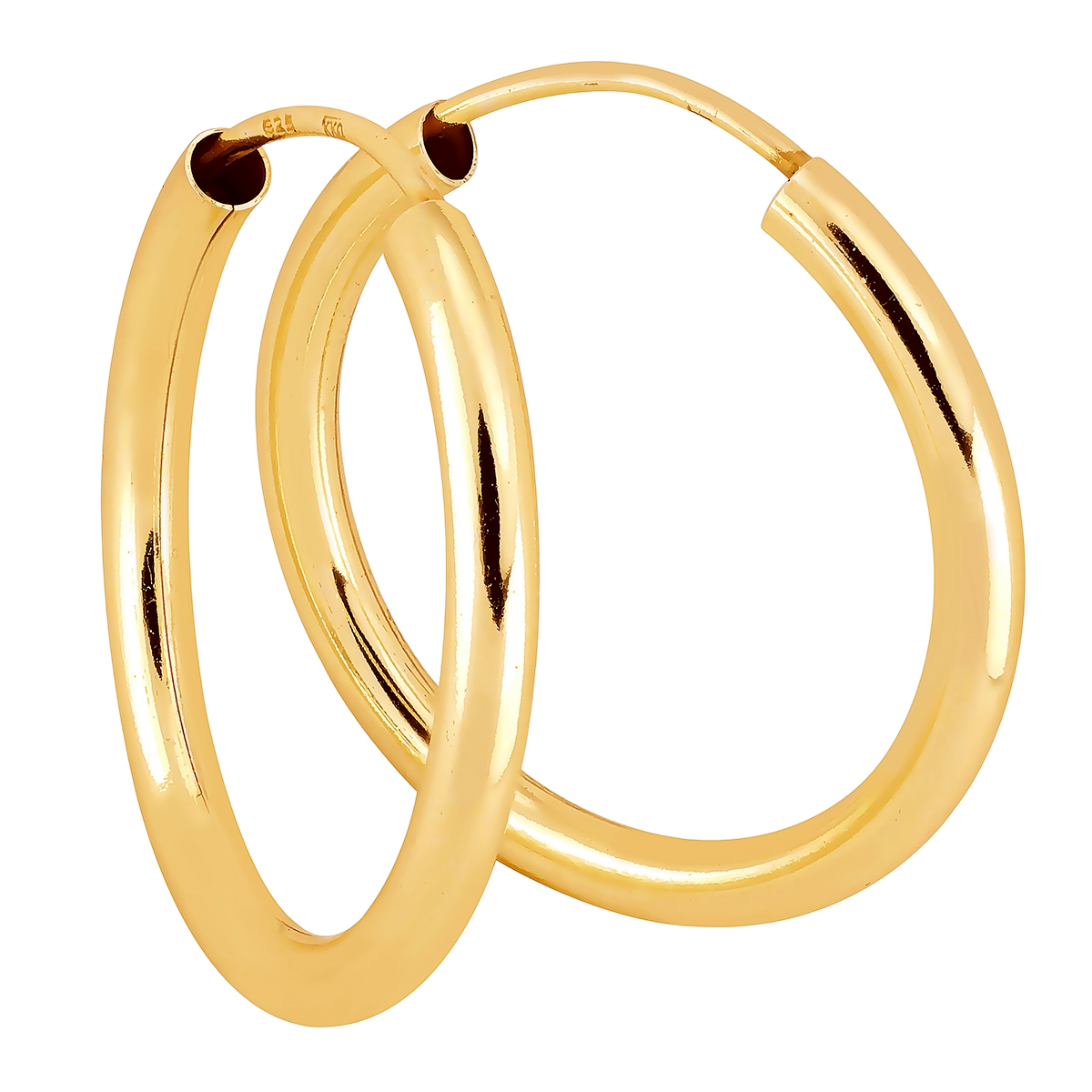 Lykken Casuals korvarenkaat kullattu 3 x 30 mm
