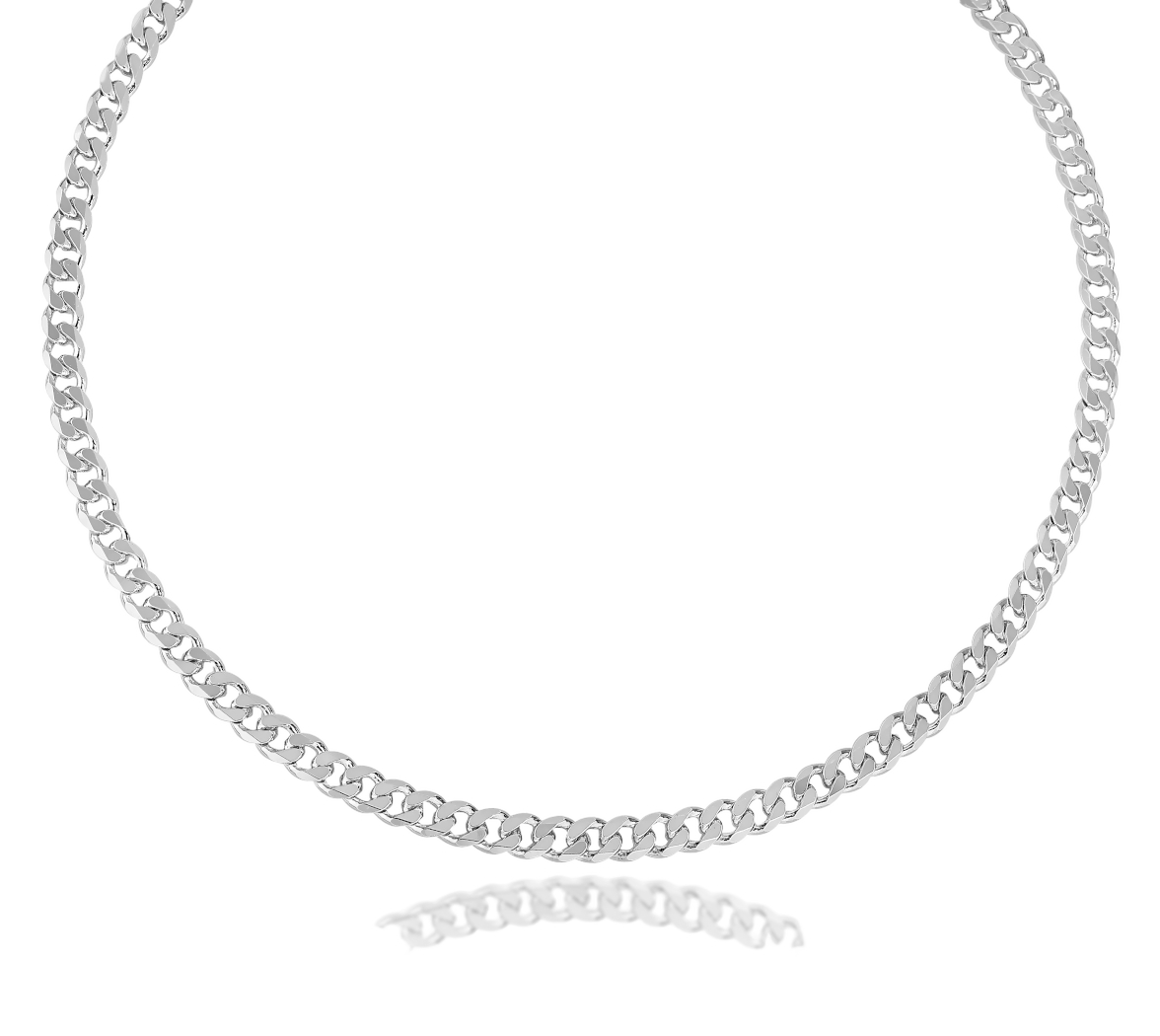 Lykken Basics hopeinen panssariketju 5,5 mm