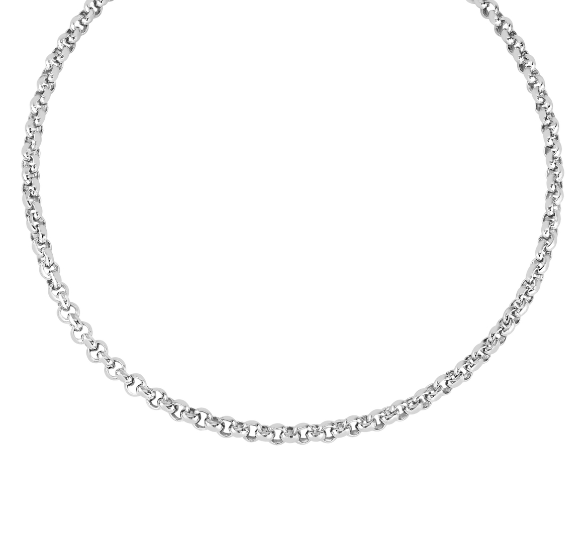 Lykken Basics hopeinen papuketju 5,8 mm