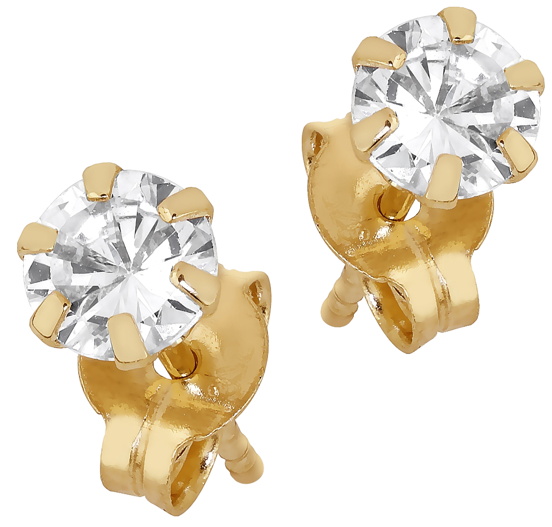 Lykken Casuals kultaiset korvakorut 4 mm