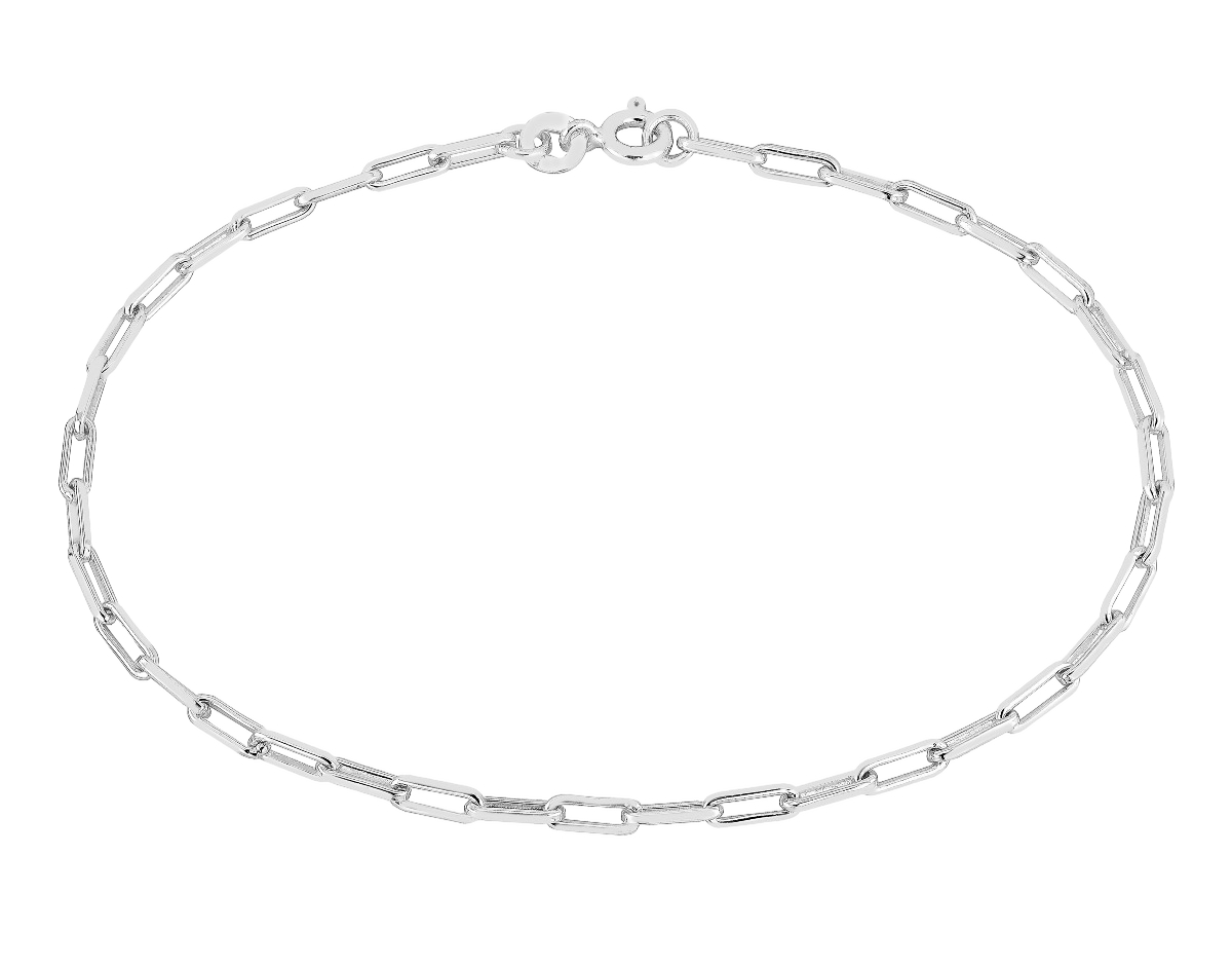 Lykken Basics hopeinen boyfriend ranneketju 2,8 mm