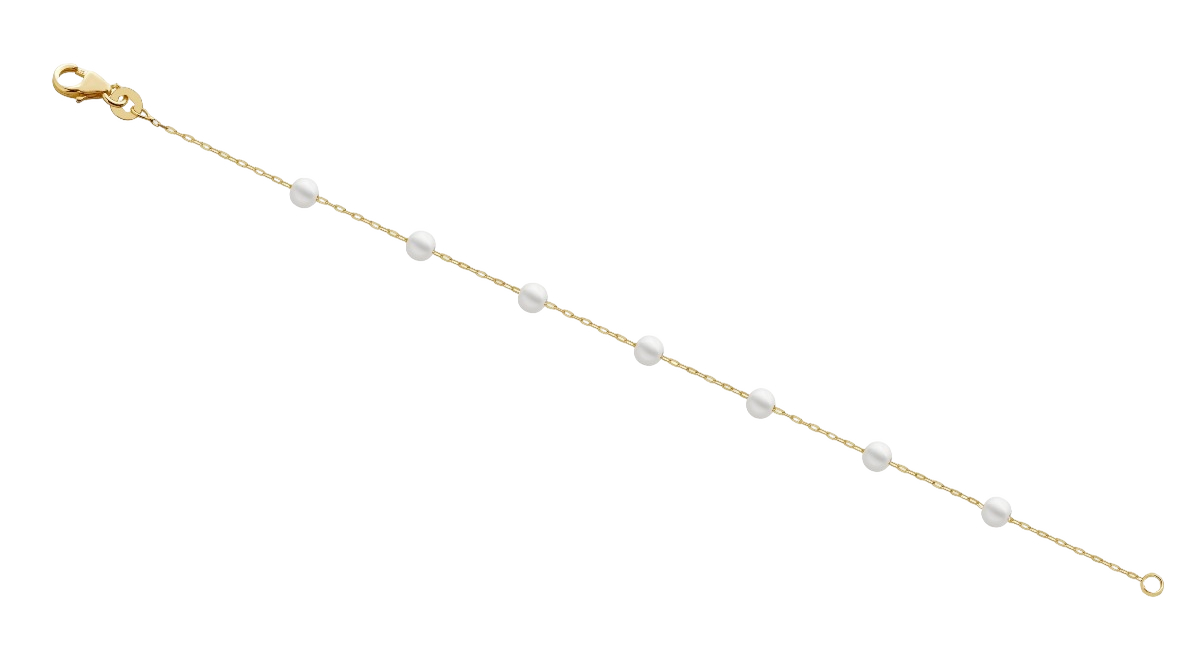 Lykken Pearls helmirannekoru kullattu