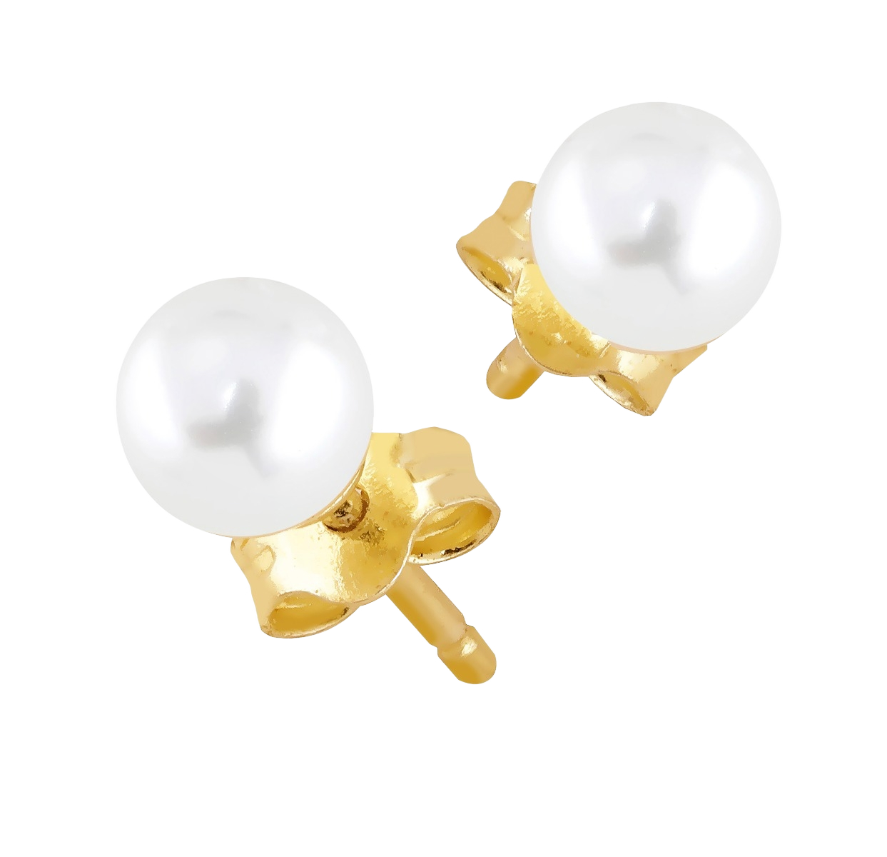 Lykken Pearls helmikorvakorut kullattu