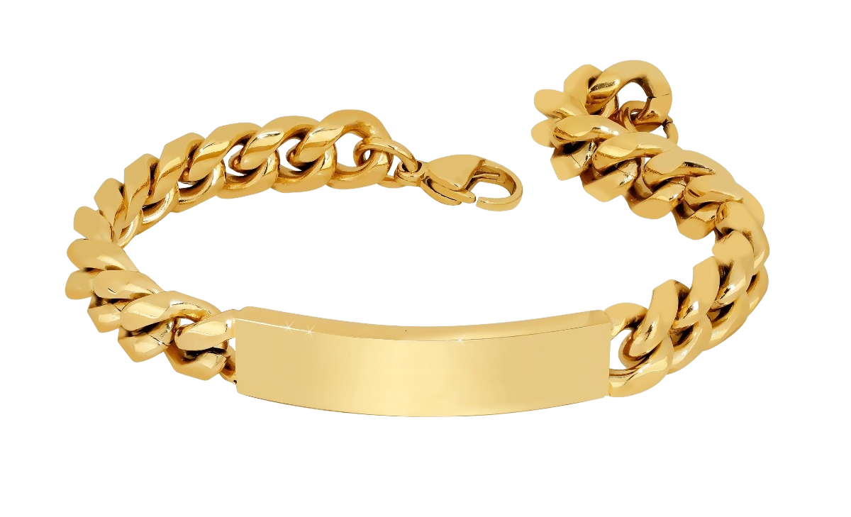 Lykken Strong panssarilaattaranneketju 10 mm kulta
