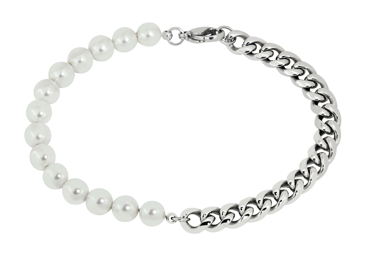 Lykken Strong panssariranneketju 7 mm half pearl