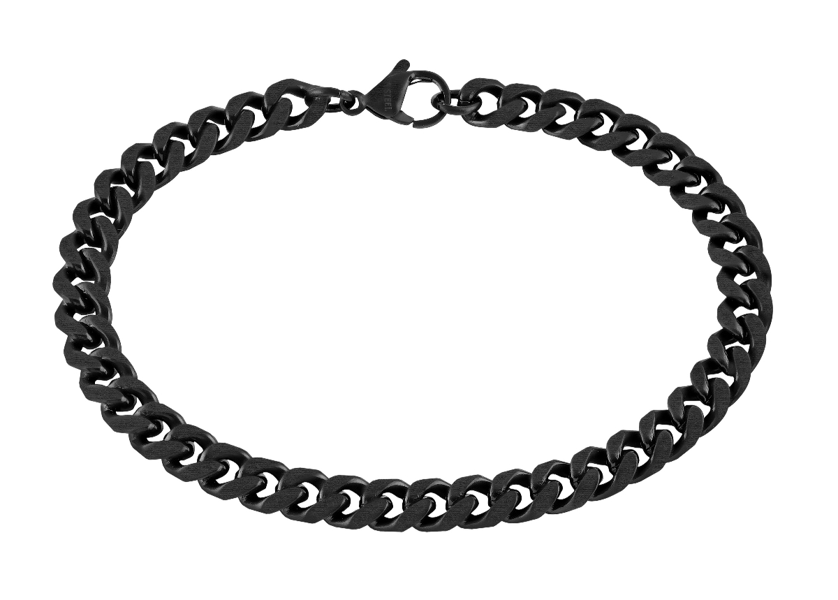 Lykken Strong teräs panssariranneketju 6 mm mattamusta