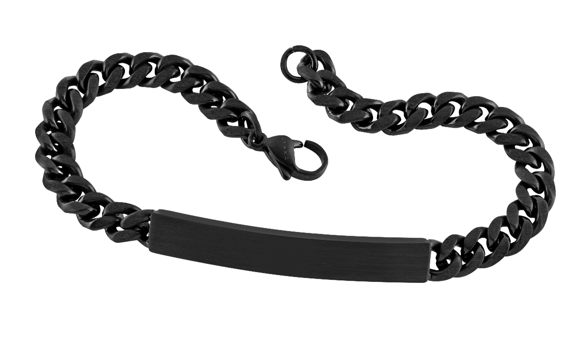 Lykken Strong teräs panssariranneketju 6 mm laatalla mattamusta