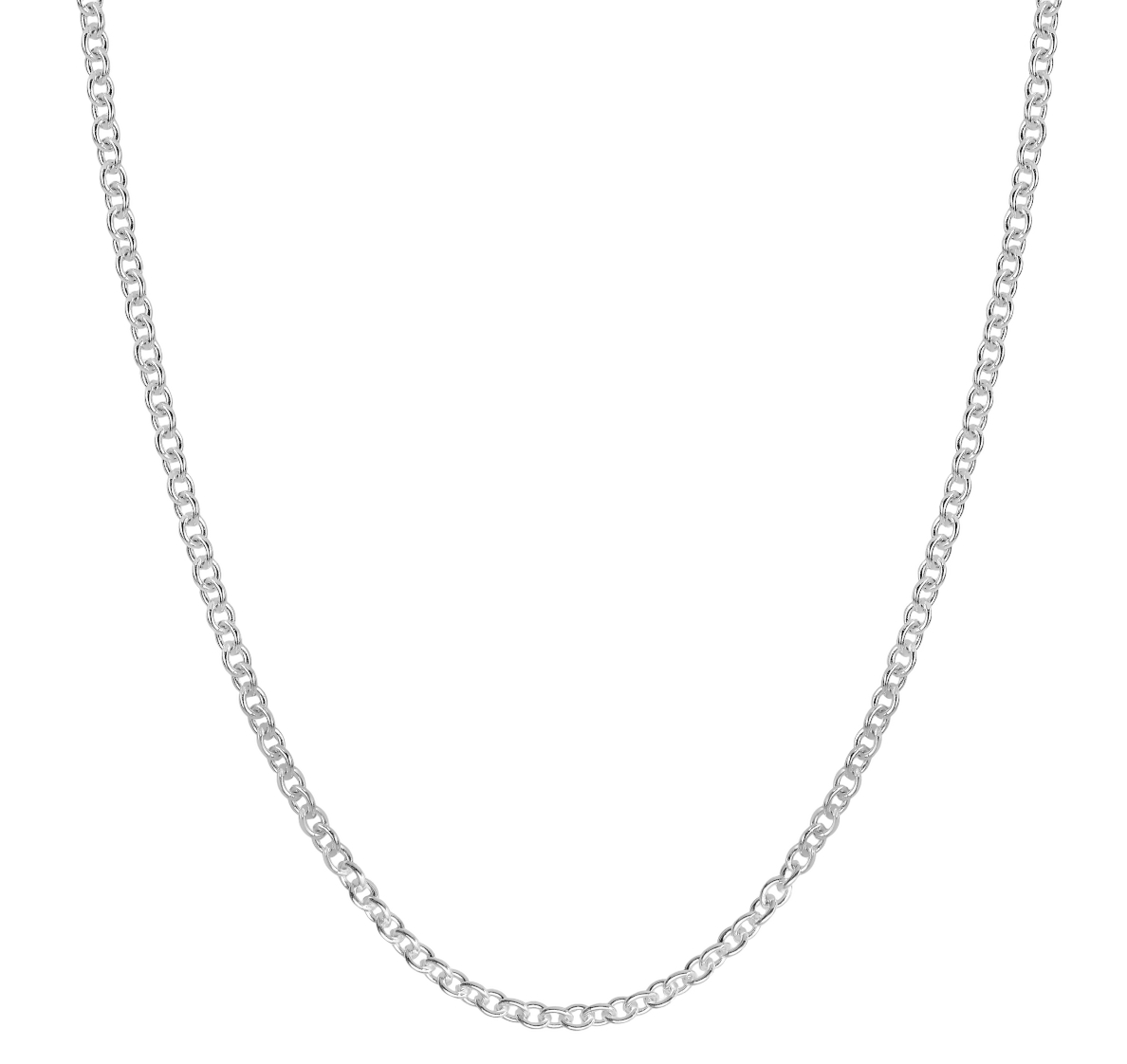 Lykken Basics hopeinen ankkuriketju 2.3 mm
