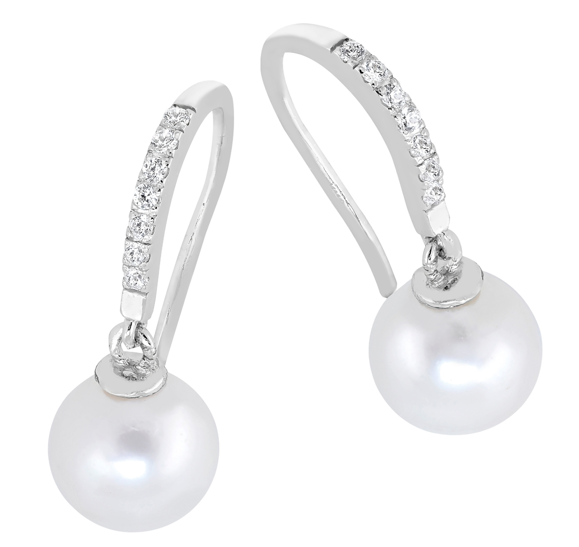 Lykken Pearls helmikorvakorut hopea