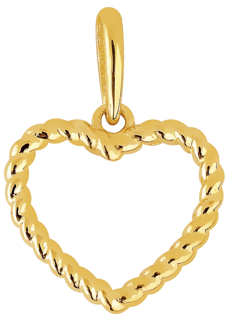 Lykken Hearts kultainen sydänriipus