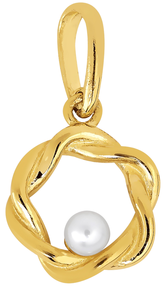 Lykken Pearls kultariipus helmellä 8 mm