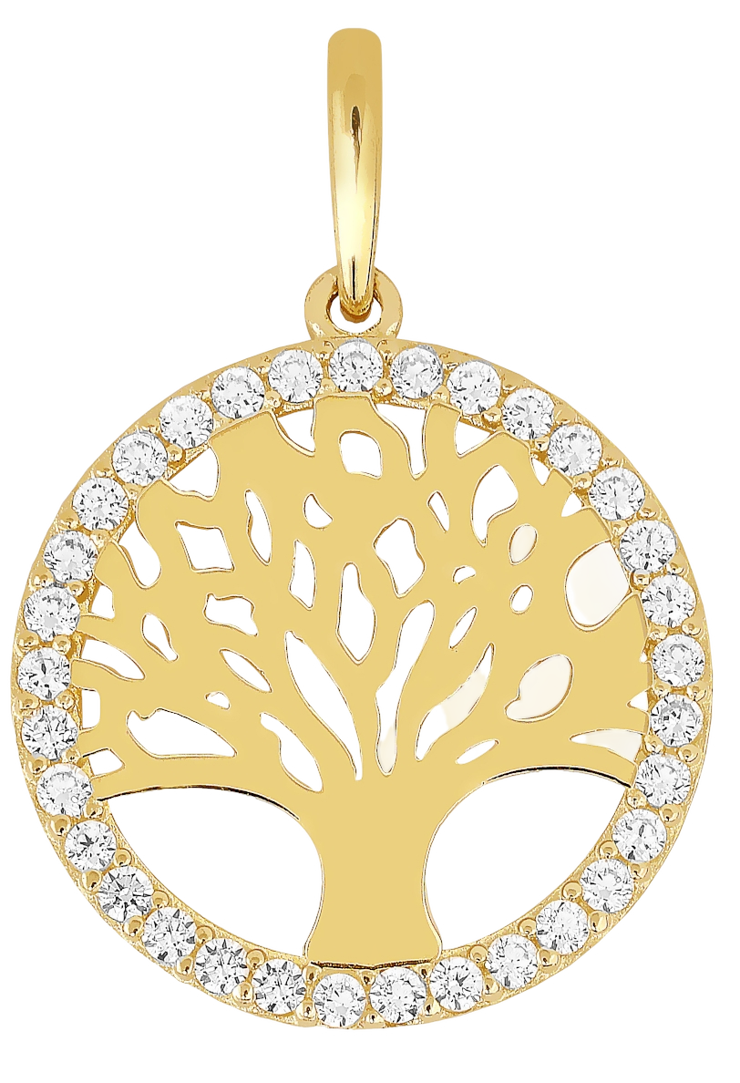 Lykken Symbols Tree of life kultariipus elämänpuu 14 mm