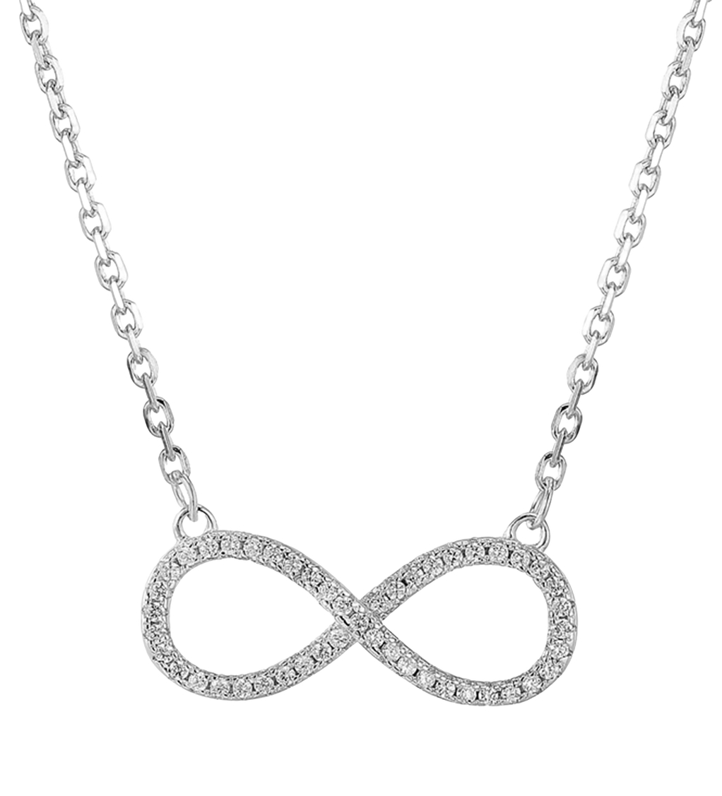 Lykken Symbols hopeakaulakoru infinity
