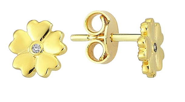 Lykken Symbols kultakorvakorut 7 mm