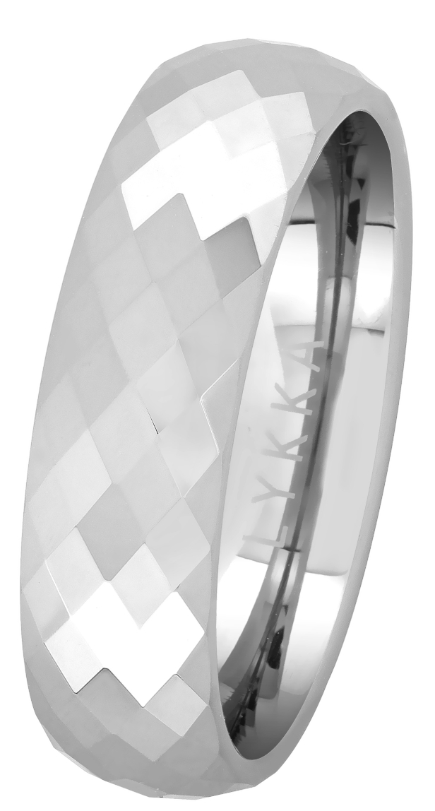 Lykken Strong tungsten sormus 6 mm