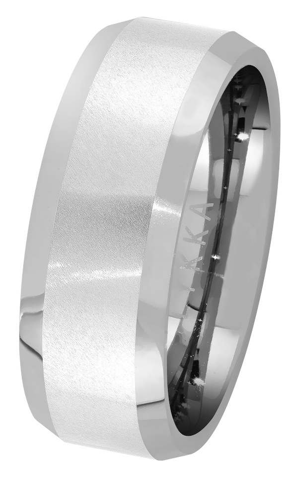 Lykken Strong tungsten flakkasormus 8 mm