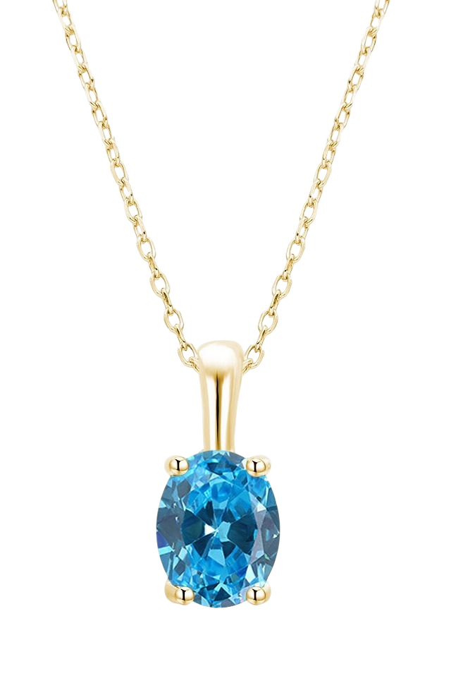 Lykken Symbols birthstone kaulakoru maaliskuu 42+3cm