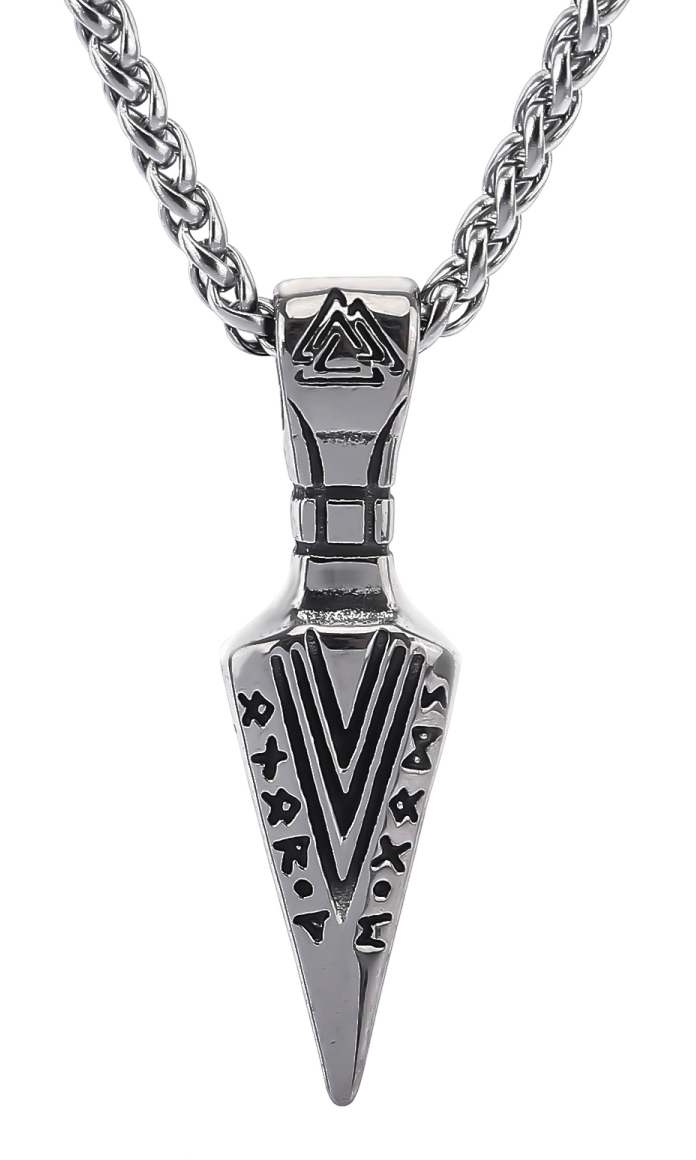 Lykken Viking Gungnir teräskaulakoru 60 cm 5.3 x 1.5 cm