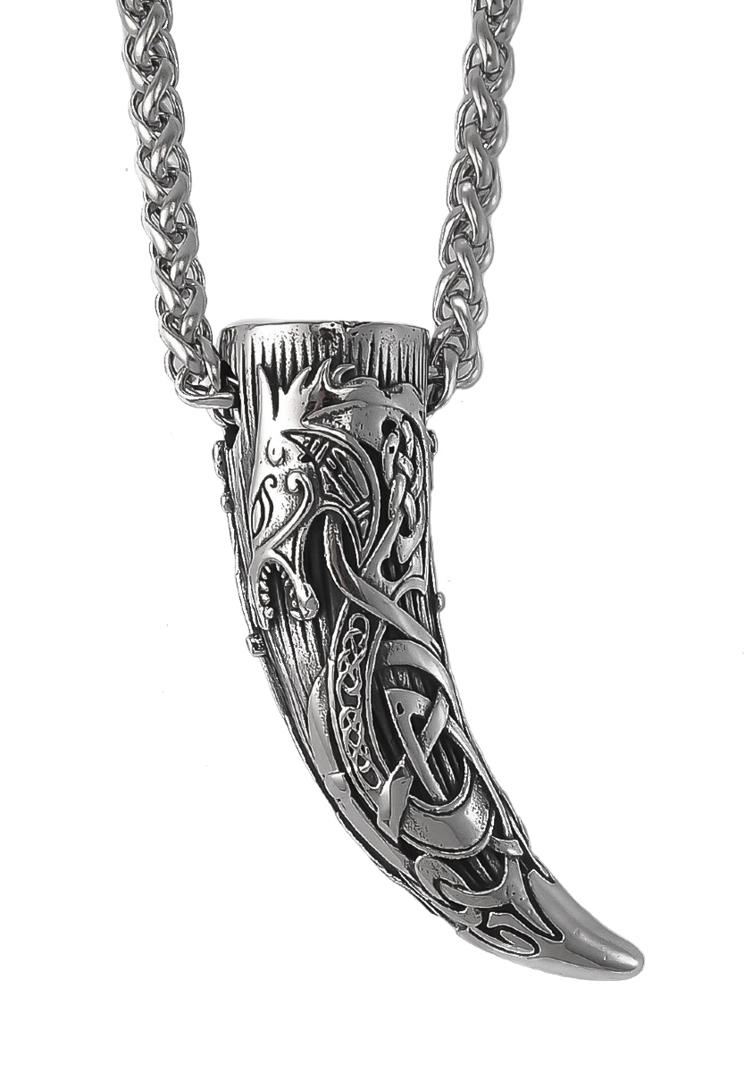 Lykken Viking tooth teräskaulakoru 60 cm