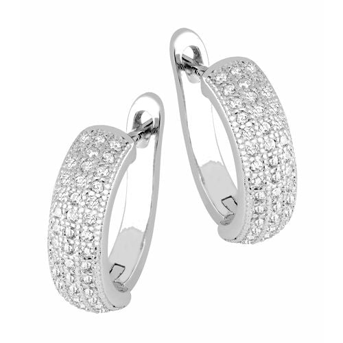 Lykka Casuals pavè huggie korvarenkaat