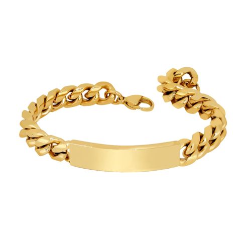 Lykka Strong panssarilaattaranneketju 8 mm kulta