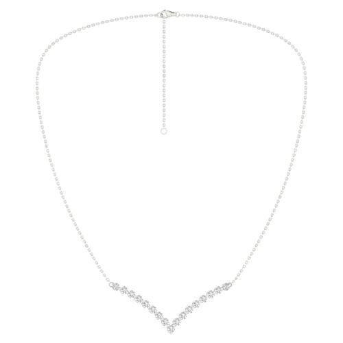 Lykka Elegance kaulakoru timanteilla Chevron 42+3cm