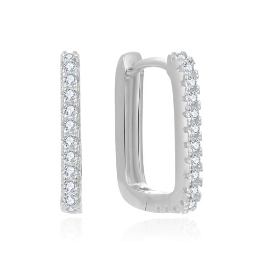 Lykka Casuals oblong ovaalit journey hopeakorvarenkaat